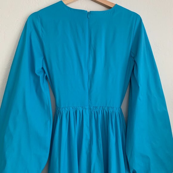 SOLD NWT Staud Tangier Cutout Ruched Maxi Dress XS - Picture 14 of 15